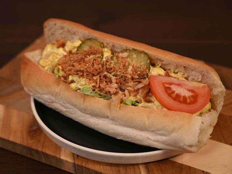 Kycklingbaguette grovt bröd